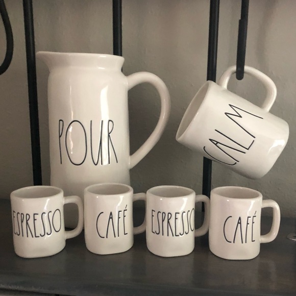 Rae Dunn Other - BUNDLE TRADE LIST NWOB 4 EXPRESSO CUPS RAE DUNN